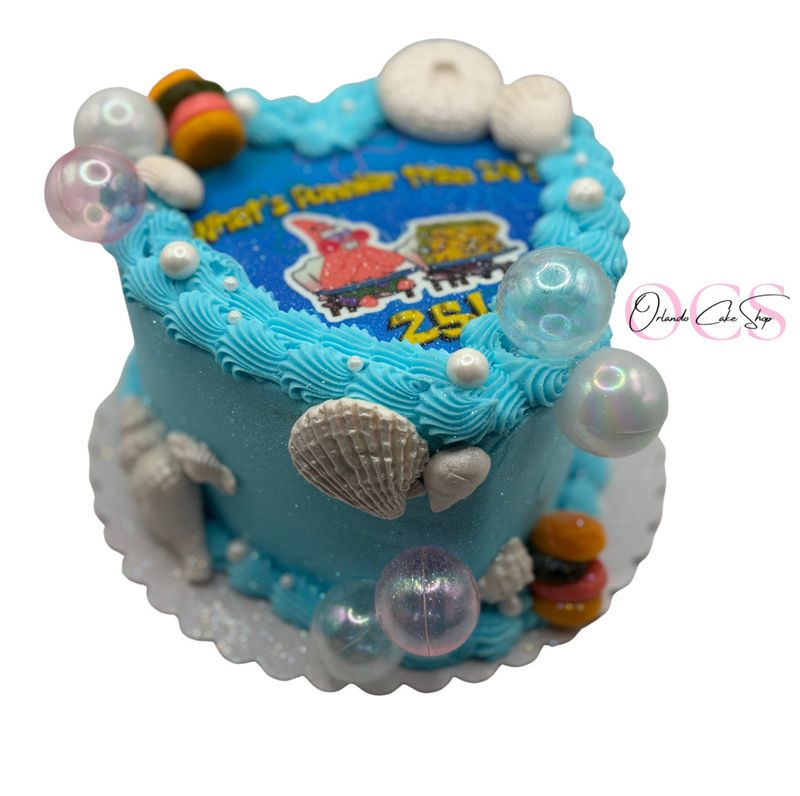 SpongeBob Heart Cake
