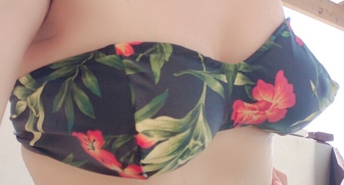 Flower Print Design Plus cover up