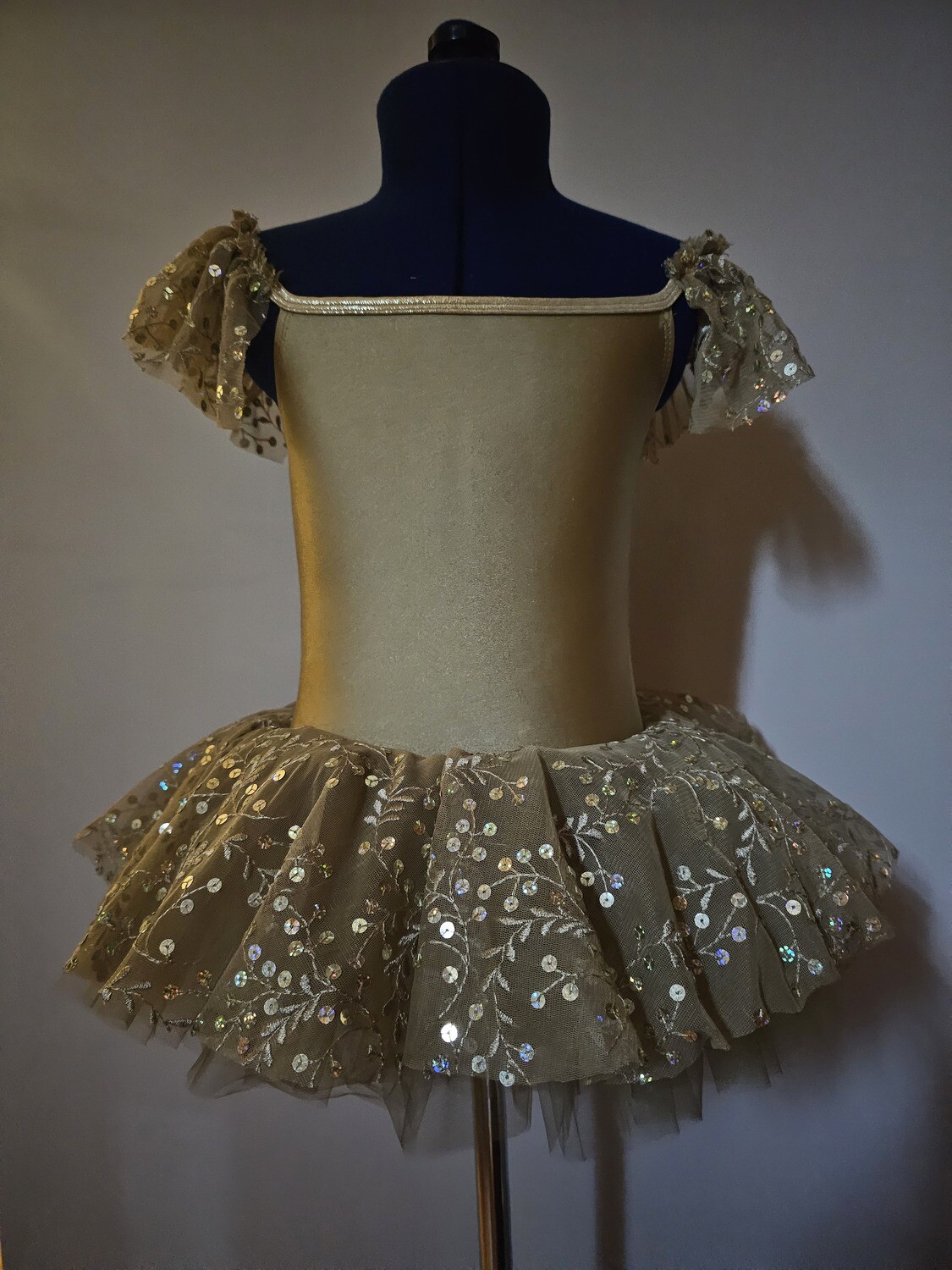 Ballet Gold Bailarina Dress