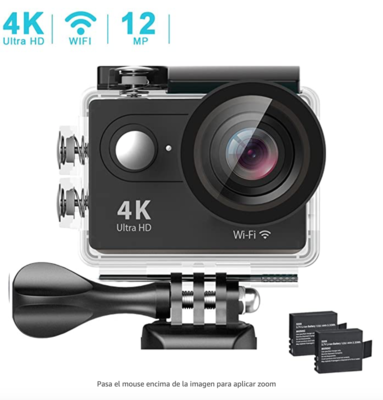 Cámara Deportiva 4K