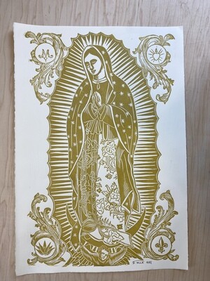 Our Lady Of Guadalupe - Gold