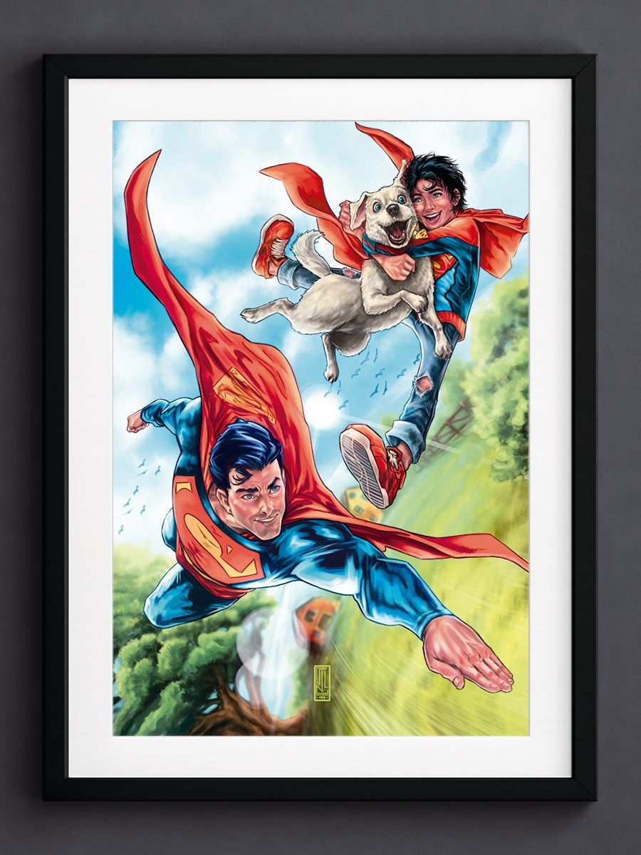 SUPERMAN,KRYPTO AND JON