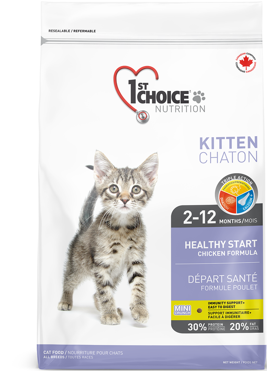 1st CHOICE Kitten корм д/котят цыпленок 2,72 кг