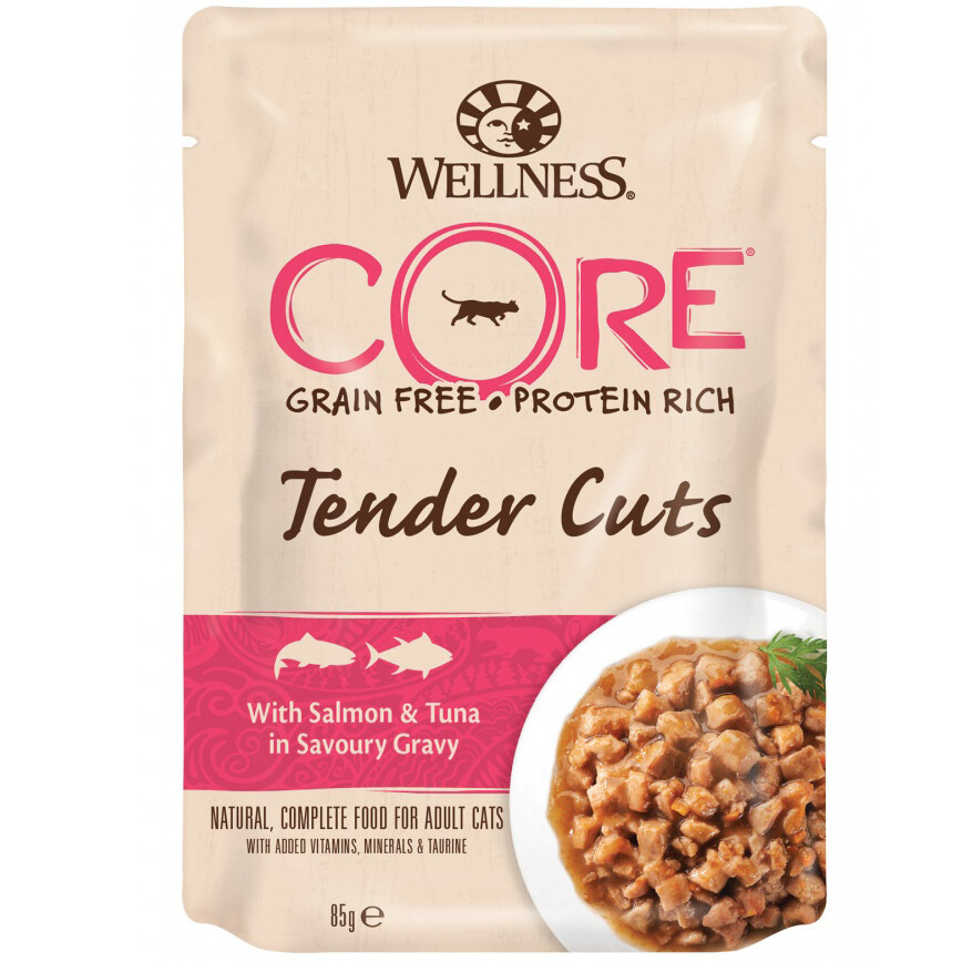 Core Tender Cuts пауч д/кошек лосось тунец 85 г