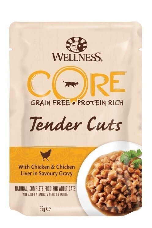 Core Tender Cuts пауч д/кошек курица печень 85 г