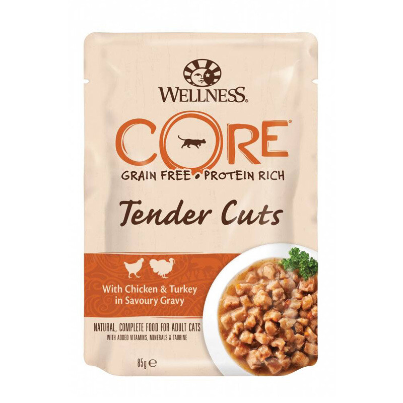 Core Tender Cuts пауч д/кошек курица индейка 85 г
