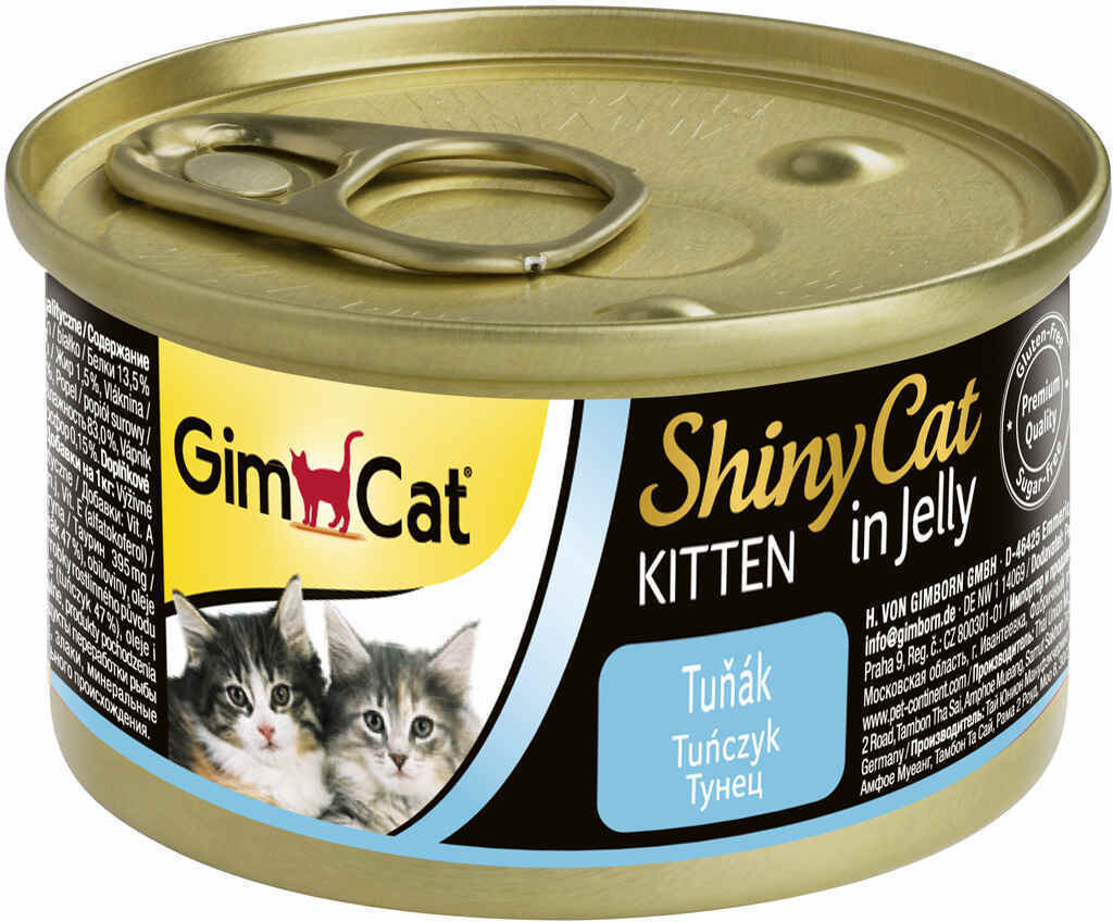 GimCat ShinyCat конс д/котят из тунца 70 г