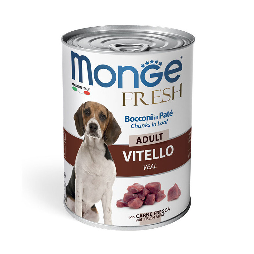 Monge Dog Fresh Chunks конс д/собак телятина 400 г