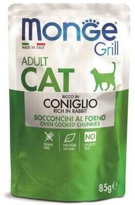 Monge Cat Grill пауч д/кошек итальянский кролик 85 г