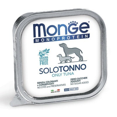 Monge Dog Monoprotein Solo конс д/собак Тунец паштет 150 г