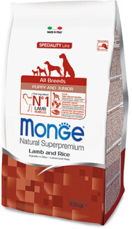 Monge Dog Speciality Puppy Junior д/щенков ягненок 2,5 кг