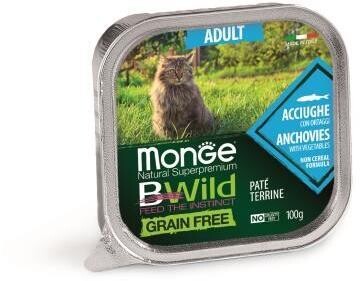 Monge Cat BWild GF конс д/кошек анчоус 100 г