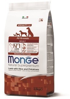 Monge Dog Speciality д/собак ягненок 2,5 кг