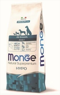 Monge Dog Speciality Hypoallergenic д/собак гипоаллергенный лосось 12 кг