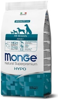 Monge Dog Speciality Hypoallergenic д/собак гипоаллергенный лосось 2,5 кг