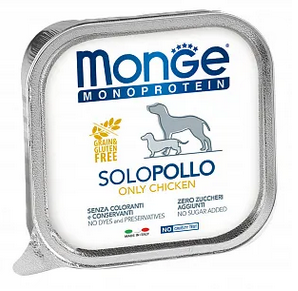 Monge Dog Monoprotein Solo конс д/собак Курица паштет 150 г