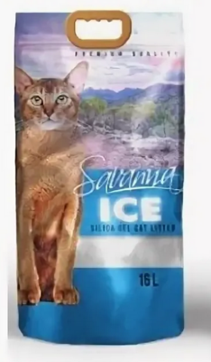 Наполнитель Savanna Ice силикагель цветной впитывающий 6,4 кг