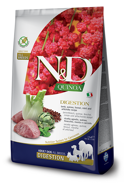 N&D Dog GF Quinoa Digestion д/собак ягненок 2,5 кг