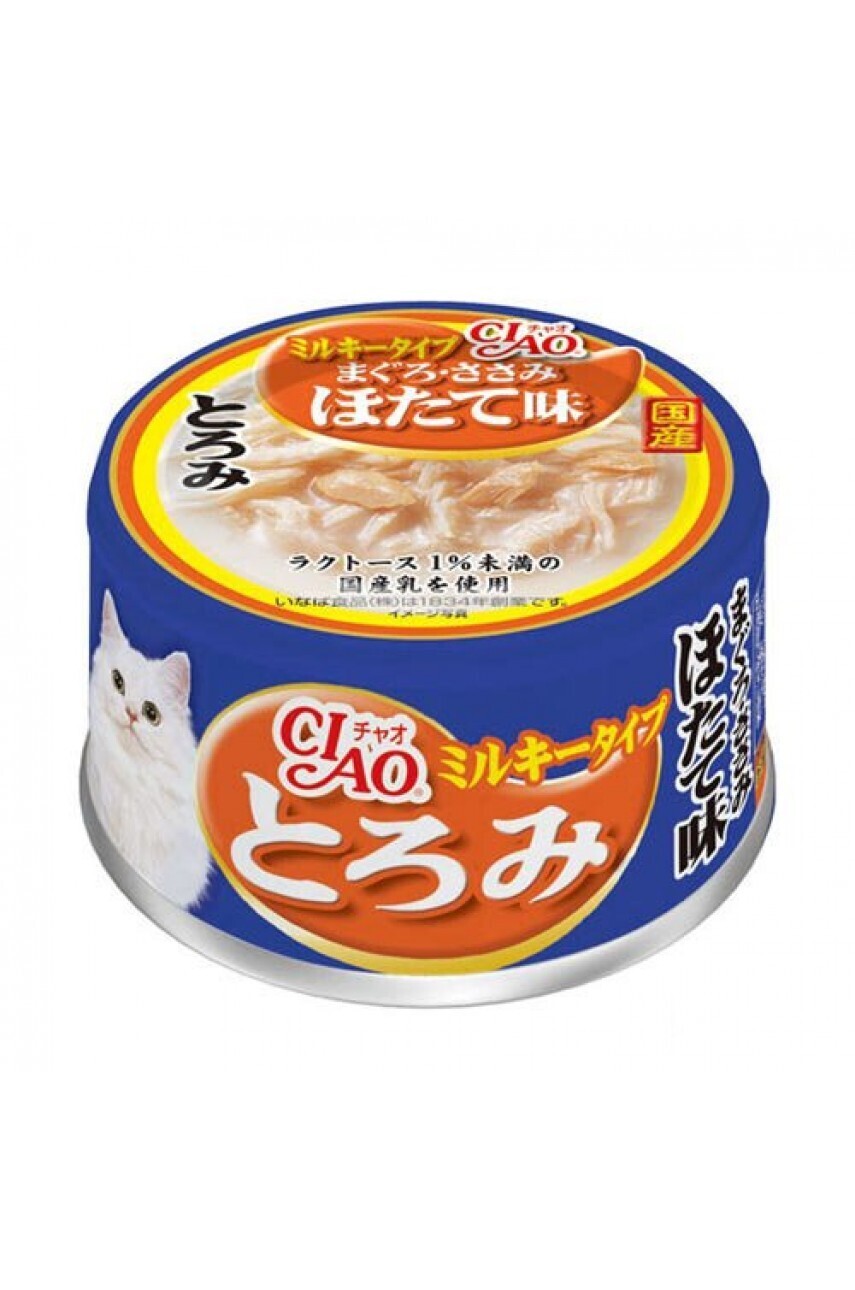 Inaba конс д/кошек тунец гребешок филе курица в соусе 80 г