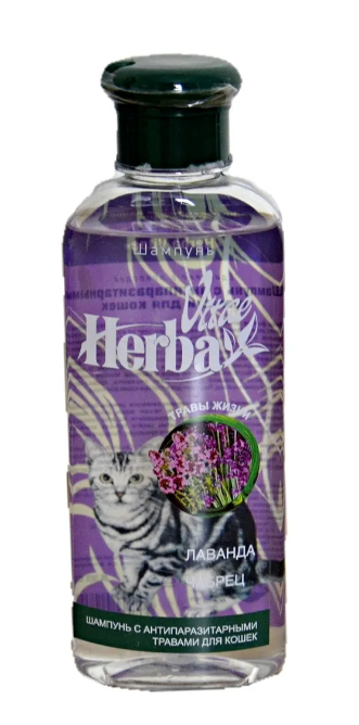 Шампунь Herba Vitae антипаразитарный д/кошек 250 мл