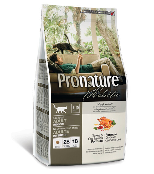 Pronature Holistic д/кошек индейка клюква 2,72 кг