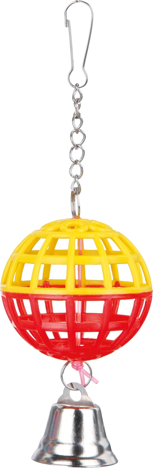 Игр д/птиц Пластиковый шарик с колокольчиком 5 см