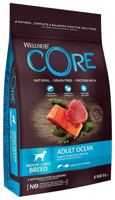 Core Dog Medium д/средних лосось тунец 10 кг