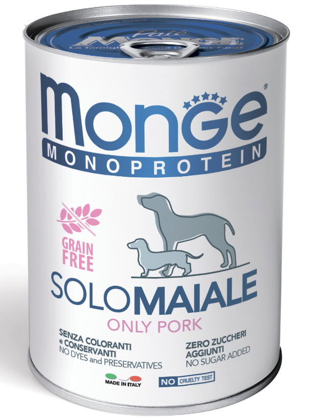 Monge Dog Monoprotein Solo конс д/собак Утка паштет 400 г