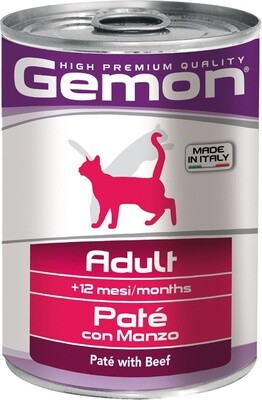 Gemon Cat конс д/кошек говядина паштет 400 г