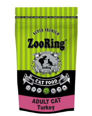 ZooRing Cat Adult д/кошек индейка 1,5 кг