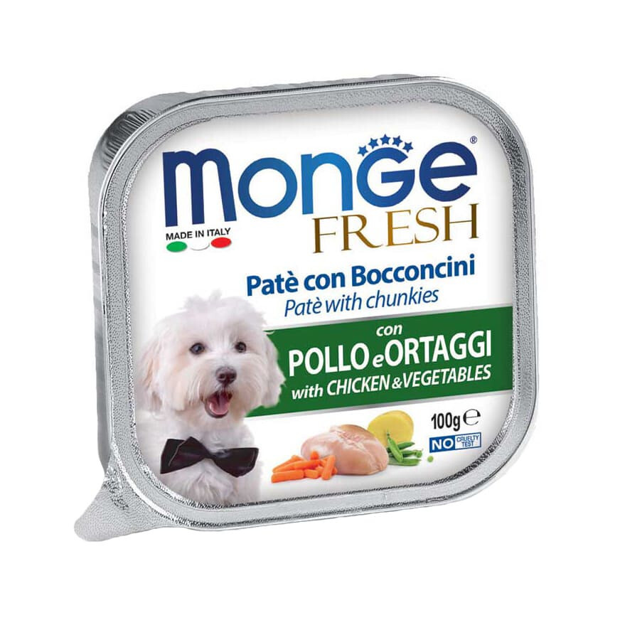 Monge Dog Fresh конс д/собак Курица с овощами 100 г