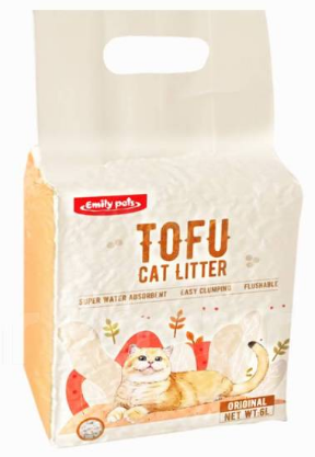 Наполнитель Emily Pets тофу Без запаха 2,8 кг