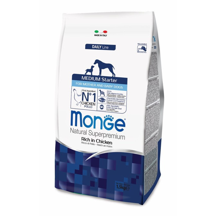 Monge Dog Medium Starter д/щенков средних пород 1,5 кг
