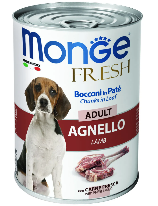 Monge Dog Fresh Chunks конс д/собак ягненок 400 г