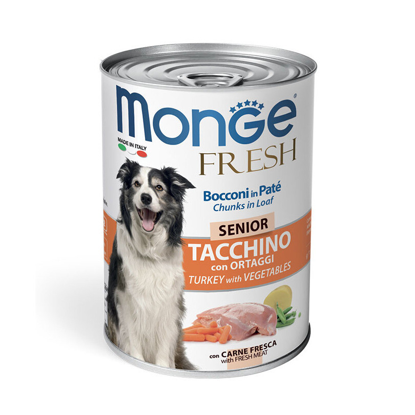 Monge Dog Fresh Chunks конс д/собак индейка овощи 400 г
