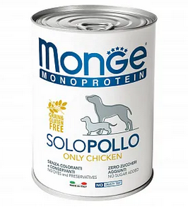 Monge Dog Monoprotein Solo конс д/собак Курица паштет 400 г