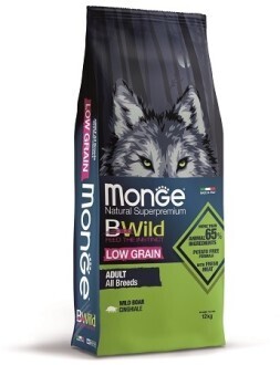 Monge Dog BWild LG малозерновой д/собак кабан 12 кг