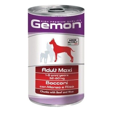 Gemon Dog конс Maxi д/собак крупных говядина 1250 г
