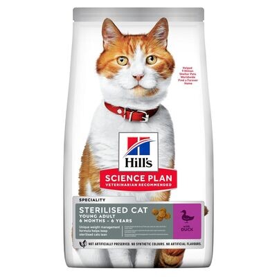 Hill's SP Feline SterilCat д/стерил кошек до 6 лет утка 300 г