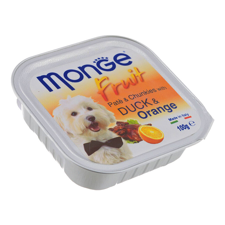 Monge Dog Fruit конс д/собак Утка c апельсином 100 г