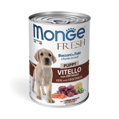 Monge Dog Fresh Chunks конс д/щенков телятина овощи 400 г