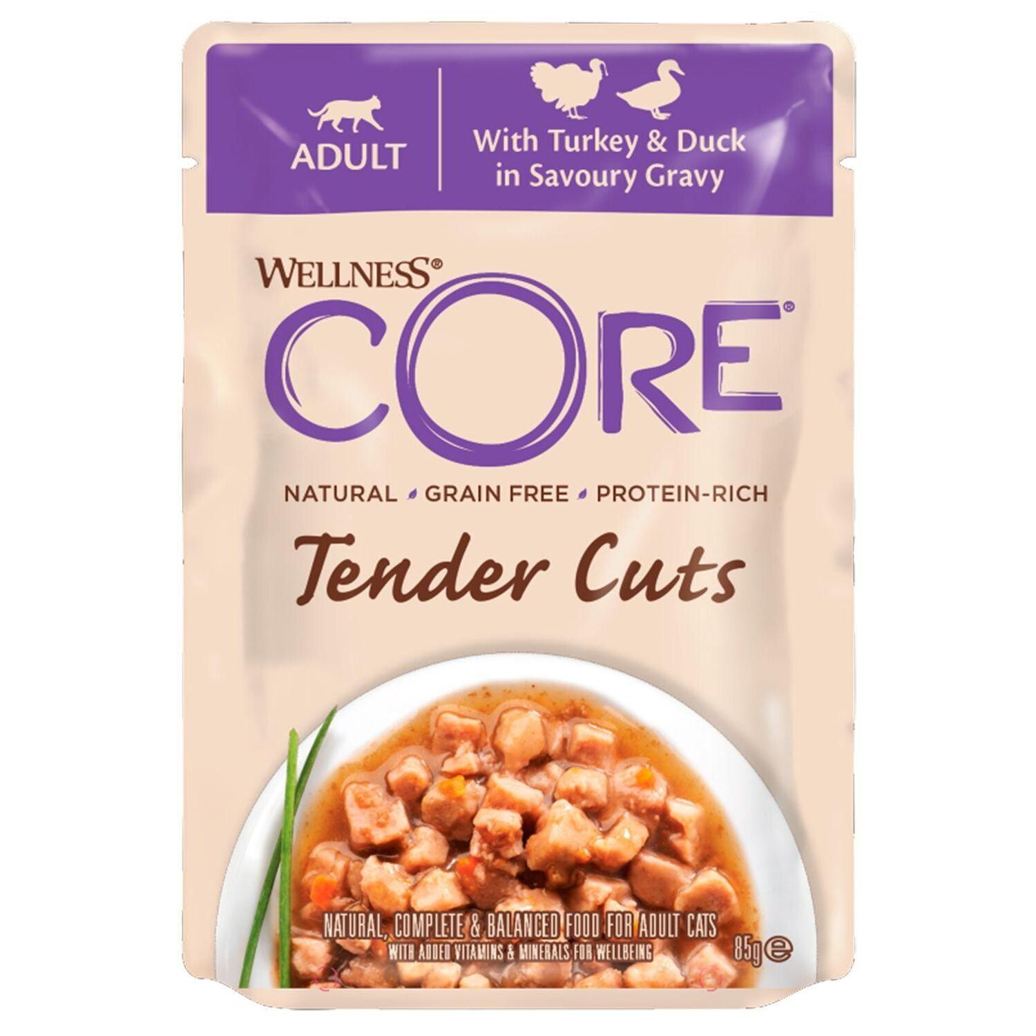Core Cat Tender Cuts пауч д/кошек индейка утка 85 г