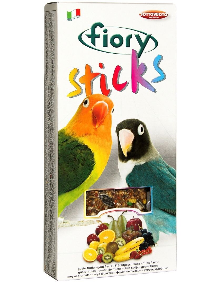 Фиори Sticks палочки д/средних попугаев с фруктами 2*60 г