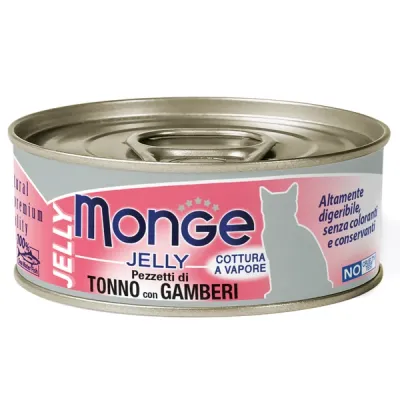 Monge Cat Jelly конс д/кошек тунец креветки 80 г