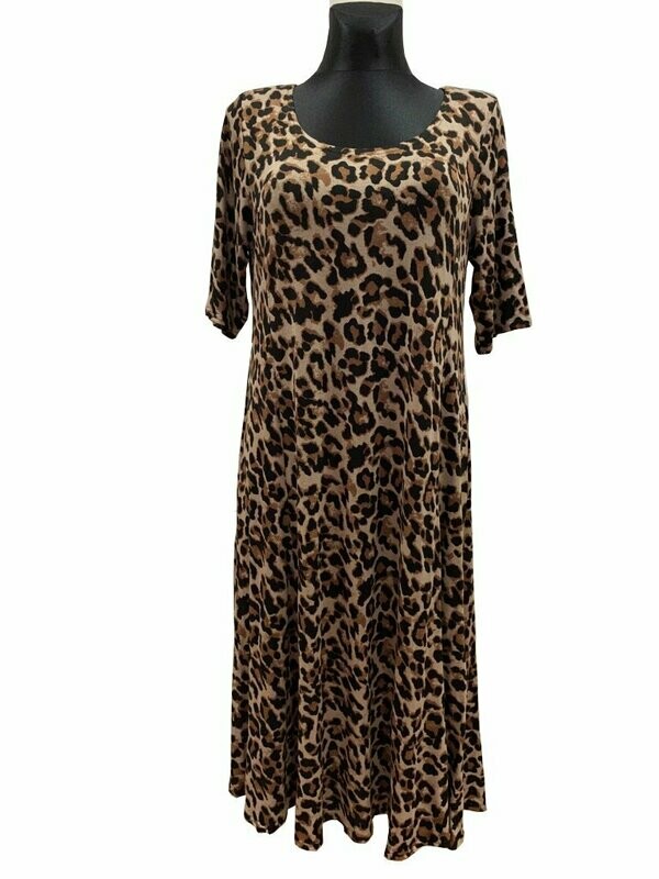 Kleid im Gepardenlook