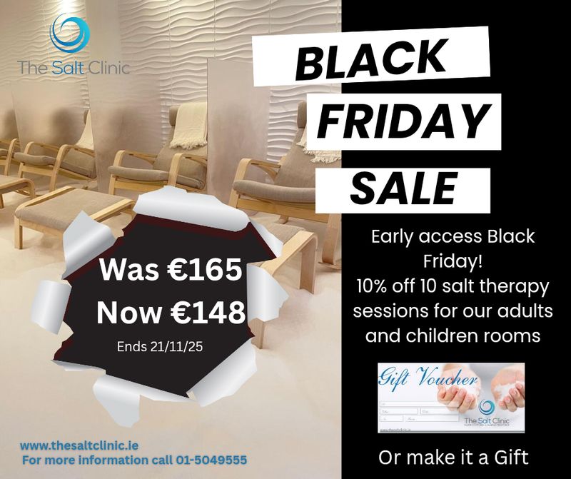 10 Session pack Salt Therapy -💥BLACK FRIDAY DEAL 💥