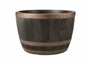 KET Plt Blenheim Half Barrel Copper, Size: 40cm x 27cm