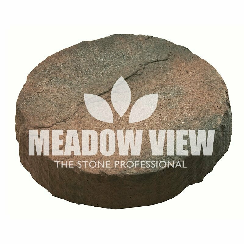 MVS Stepping Stone Br.Round WthrStone