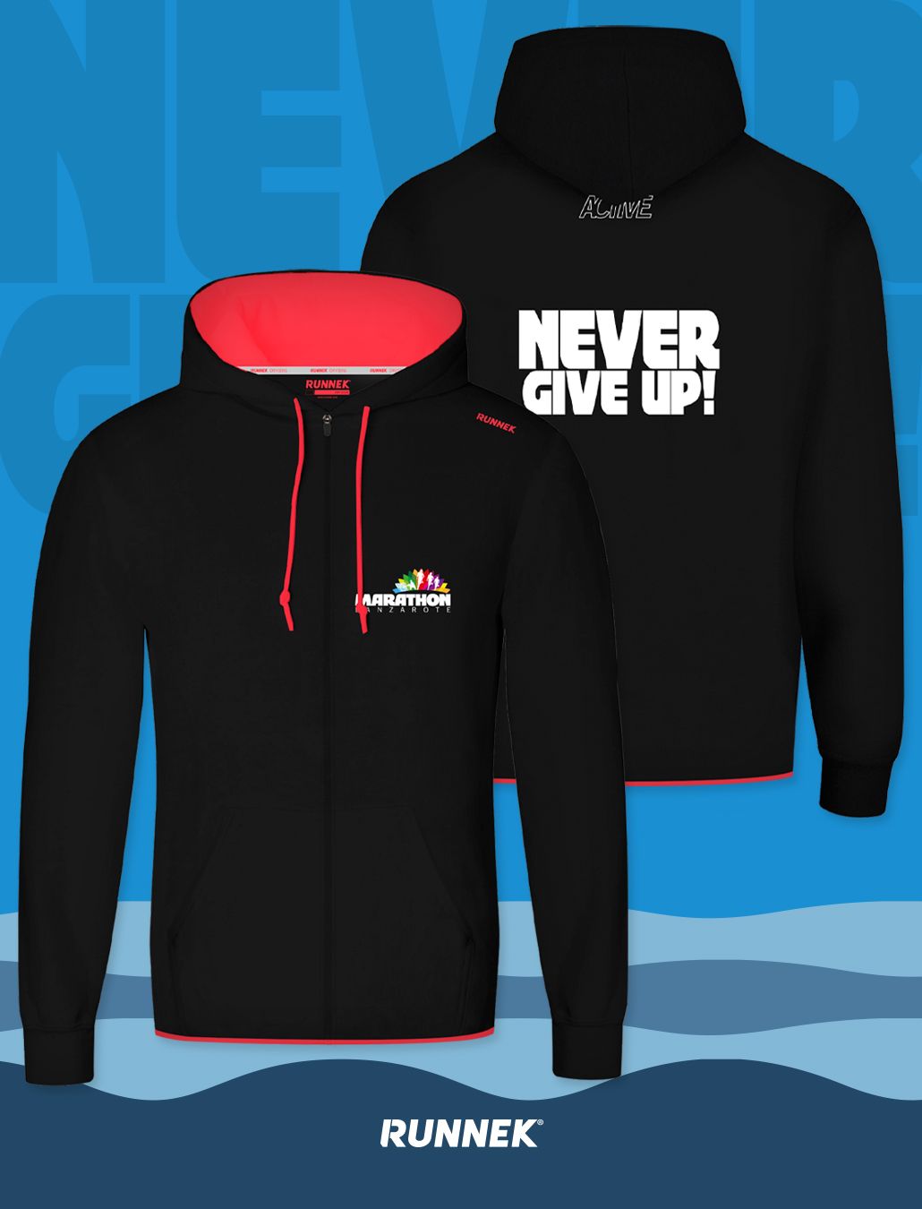 MARATHON SUDADERA NEGRA / BLACK