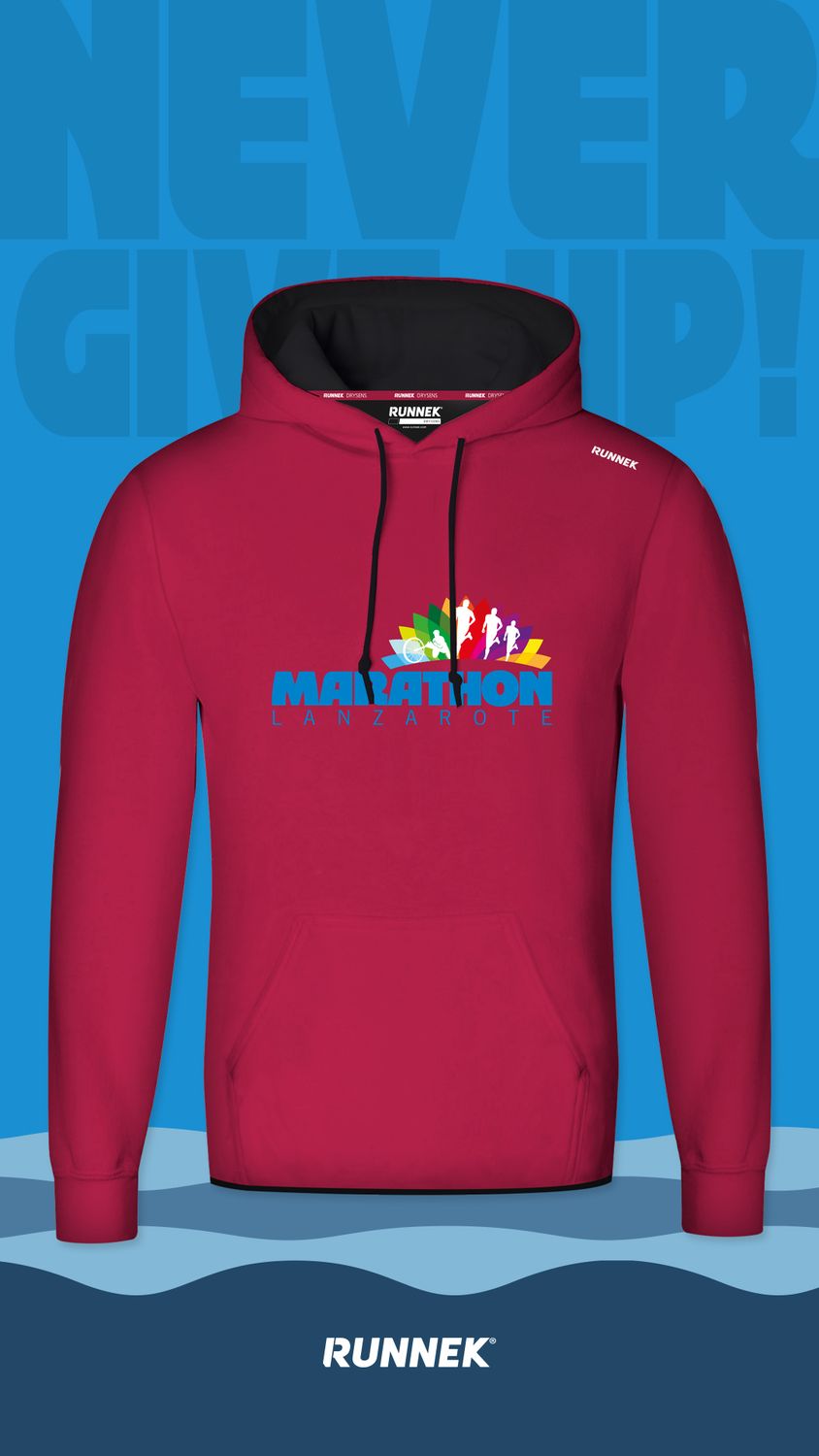 MARATHON SUDADERA GRANATE